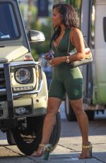 CHRISTINA MILIAN in Tights Shopping in Hollywood 08/30/2016