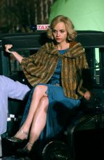 CHRISTINA RICCI on the Set of 