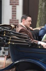 CHRISTINA RICCI on the Set of 