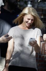 CLAIRE DANES on the Set of 