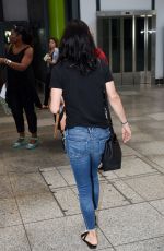COURTENEY COX at Heathrow Airport in London 08/20/2016