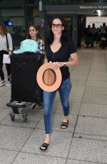 COURTENEY COX at Heathrow Airport in London 08/20/2016