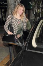 COURTNEY LOVE at Madeo Restaurant in Hollywood 08/07/2016