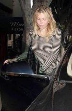 COURTNEY LOVE at Madeo Restaurant in Hollywood 08/07/2016