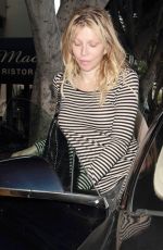 COURTNEY LOVE at Madeo Restaurant in Hollywood 08/07/2016