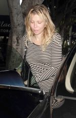 COURTNEY LOVE at Madeo Restaurant in Hollywood 08/07/2016