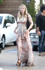 COURTNEY LOVE Leaves Soho Beach House in Malibu 08/13/2016