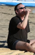 COURTNEY STODDEN in Bikini with Doug Hutchison at Venice Beach 08/17/2016