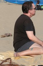 COURTNEY STODDEN in Bikini with Doug Hutchison at Venice Beach 08/17/2016