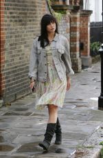 DAISY LOWE Out and About in London 08/28/2016