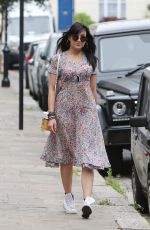DAISY LOWE Out in London 08/18/2016