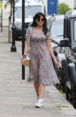 DAISY LOWE Out in London 08/18/2016