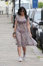 DAISY LOWE Out in London 08/18/2016