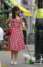 DAISY LOWE Out in London 08/27/2016
