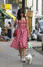 DAISY LOWE Out in London 08/27/2016