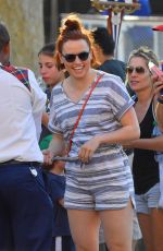 DAISY RIDLEY at Disneyland in Anaheim 08/04/2016