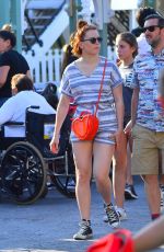 DAISY RIDLEY at Disneyland in Anaheim 08/04/2016