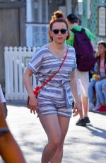 DAISY RIDLEY at Disneyland in Anaheim 08/04/2016