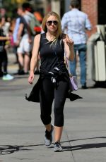 DAKOTA FANNING Leaves a Gym in New York 08/22/2016