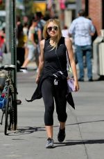 DAKOTA FANNING Leaves a Gym in New York 08/22/2016