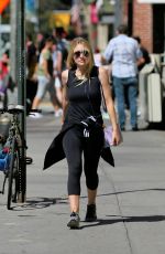 DAKOTA FANNING Leaves a Gym in New York 08/22/2016