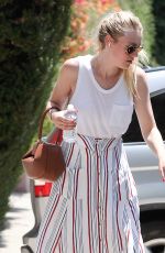 DAKOTA FANNING Out and About in Los Angeles 08/05/2016