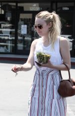 DAKOTA FANNING Out and About in Los Angeles 08/05/2016