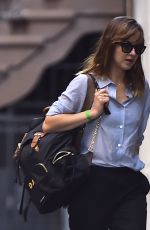 DAKOTA JOHNSON Out and About in New York 08/30/2016