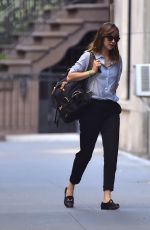 DAKOTA JOHNSON Out and About in New York 08/30/2016