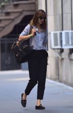 DAKOTA JOHNSON Out and About in New York 08/30/2016