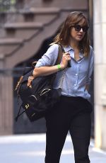 DAKOTA JOHNSON Out and About in New York 08/30/2016