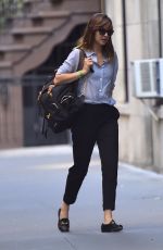 DAKOTA JOHNSON Out and About in New York 08/30/2016