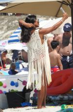 DANIELLA SEMAAN in Bikini at a Beach in Formentera 08/08/2016