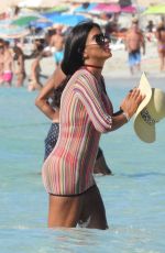 DANIELLA SEMAAN in Bikini at a Beach in Formentera 08/08/2016