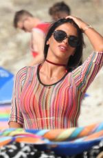 DANIELLA SEMAAN in Bikini at a Beach in Formentera 08/08/2016