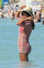 DANIELLA SEMAAN in Bikini at a Beach in Formentera 08/08/2016