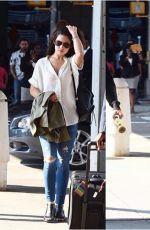 DANIELLE CAMPBELL and Louis Tomlinson at Airport in New York 08/19/2016