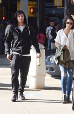 DANIELLE CAMPBELL and Louis Tomlinson at Airport in New York 08/19/2016