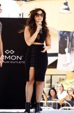 DEMI LOVATO at Desert Hills Premium Outlets in Cabazon 08/17/2016