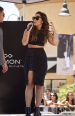DEMI LOVATO at Desert Hills Premium Outlets in Cabazon 08/17/2016
