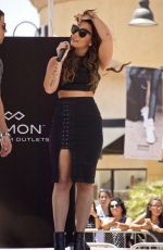 DEMI LOVATO at Desert Hills Premium Outlets in Cabazon 08/17/2016