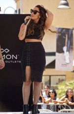 DEMI LOVATO at Desert Hills Premium Outlets in Cabazon 08/17/2016