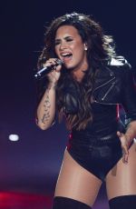 DEMI LOVATO Performs at Tour in California 08/14/2016