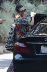 DEMI MOORE Leaves Her Home in Los Angeles 08/14/2016