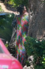 DEMI MOORE Leaves Her Home in Los Angeles 08/14/2016