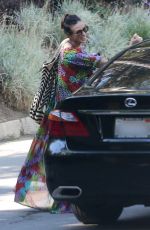 DEMI MOORE Leaves Her Home in Los Angeles 08/14/2016