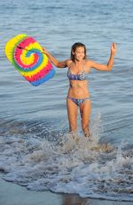 DENISE RICHARDS in Bikini at a Beach in Los Angeles 07/31/2016