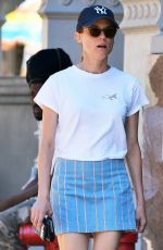 DIANE KRUGER in Skirt Out in New York 08/23/2016