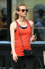 DIANE KRUGER Leaves a Gym in New York 08/08/2016