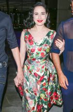 DITA VON TEESE Arrives at Adele Concert in Los Angeles 08/10/2016